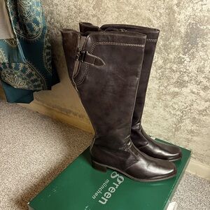 Paul Green munchen forever Moro strnap boots leather brown size 10 almost new